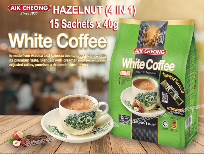 Cà phê trắng white coffee Aik cheong Malaysia