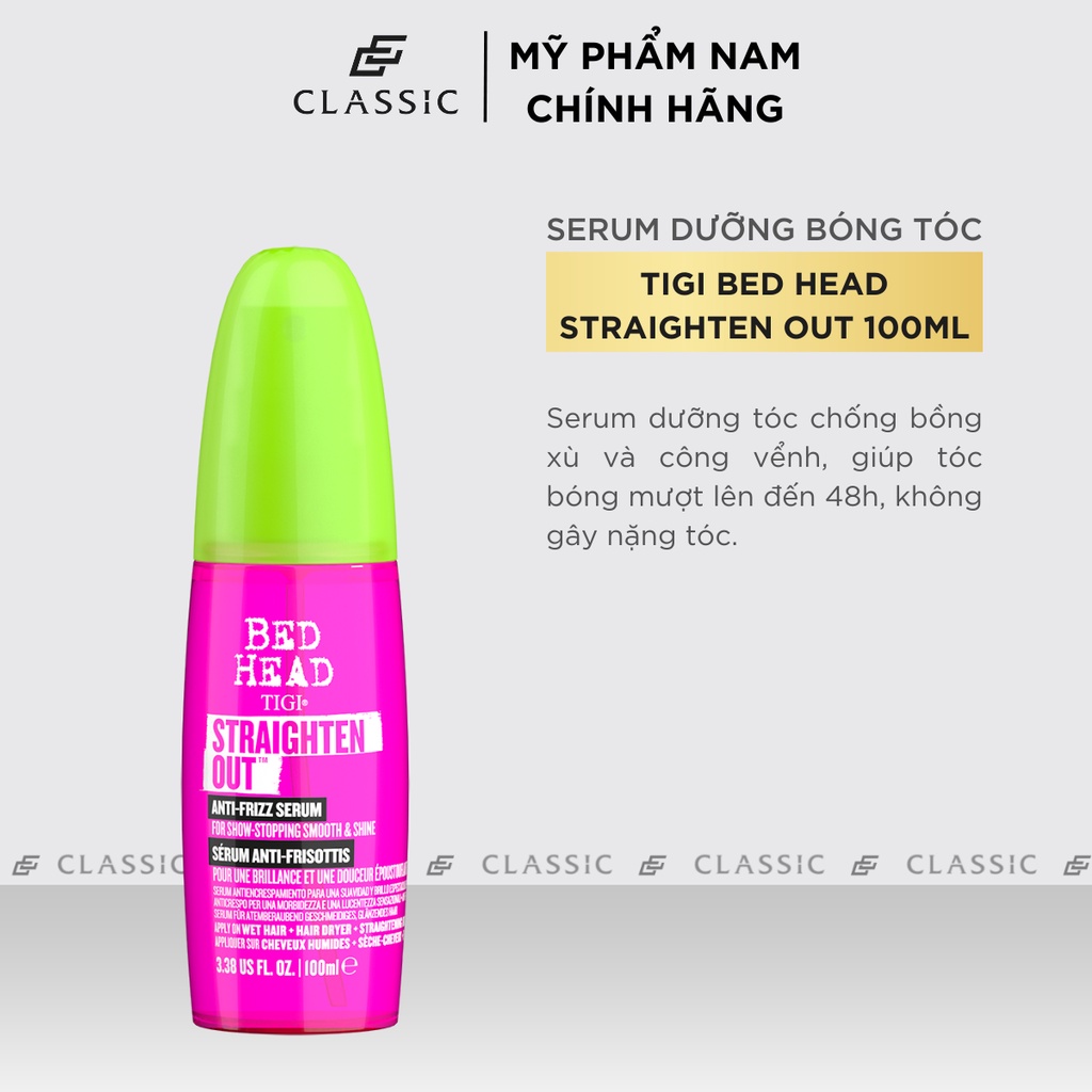 Serum Dưỡng Bóng Tóc Tigi Bed Head Straighten Out 100ml