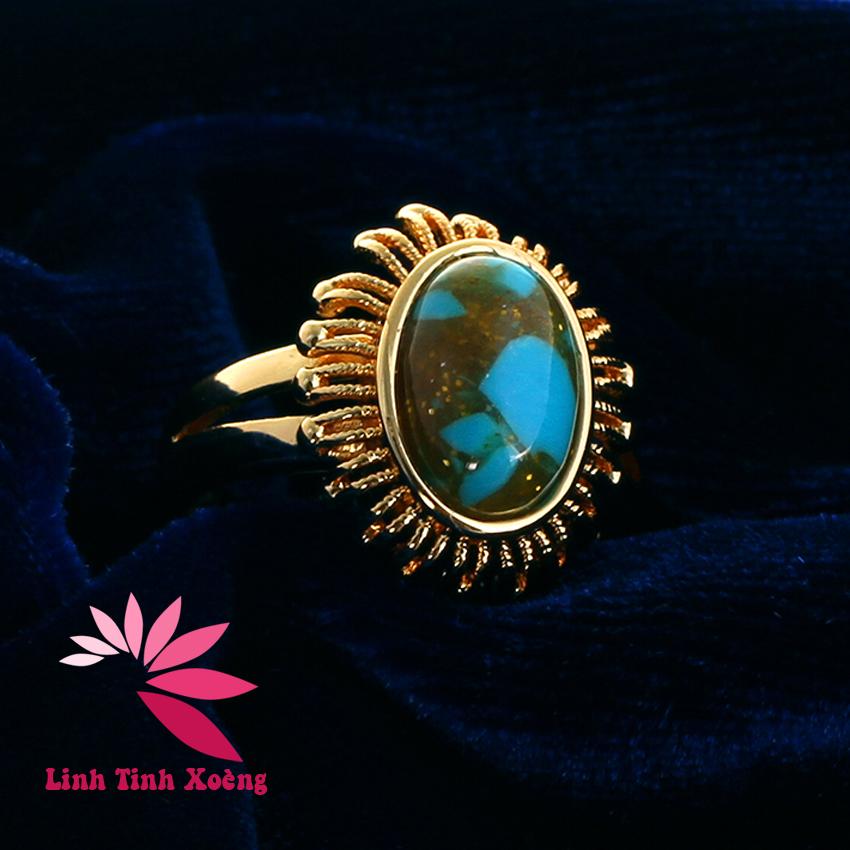 Nhẫn nữ mạ vàng cao cấp Gold-Ocean MKM4