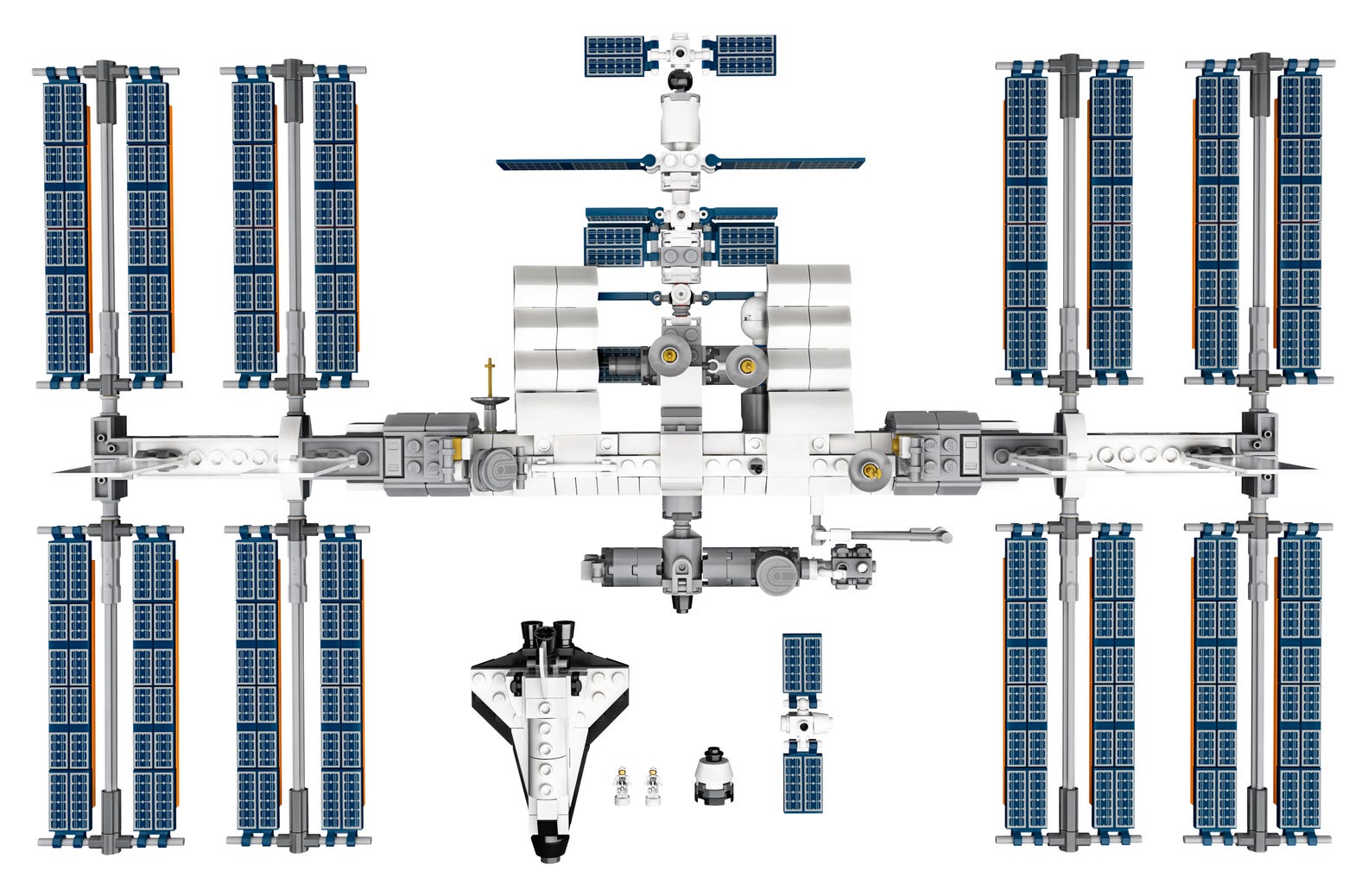 [HAPPY BRICKS] - LEGO  IDEAS - 21321 - TRẠM KHÔNG GIAN QUỐC TẾ - INTERNATIONAL SPACE STATION