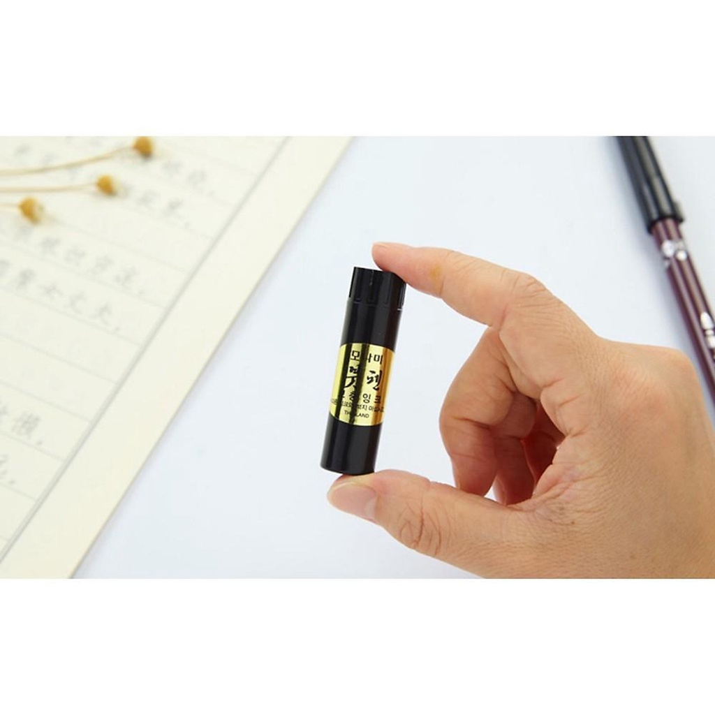 Bút Cọ Thư Pháp Monami Kèm Mực Đen – Brush Pen