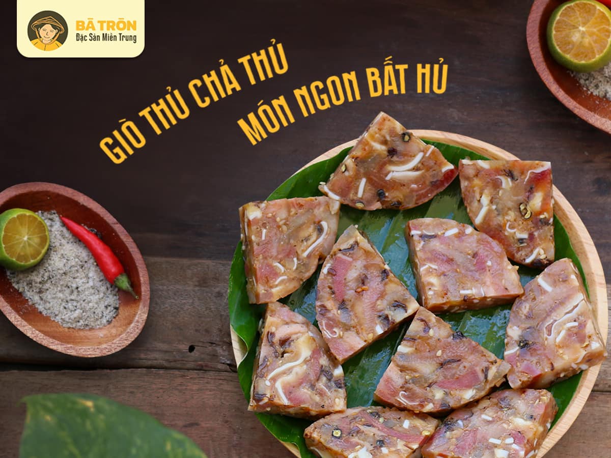 [HCM]Chả Thủ 500gr Đặc Sản Bình Định Bà Tròn