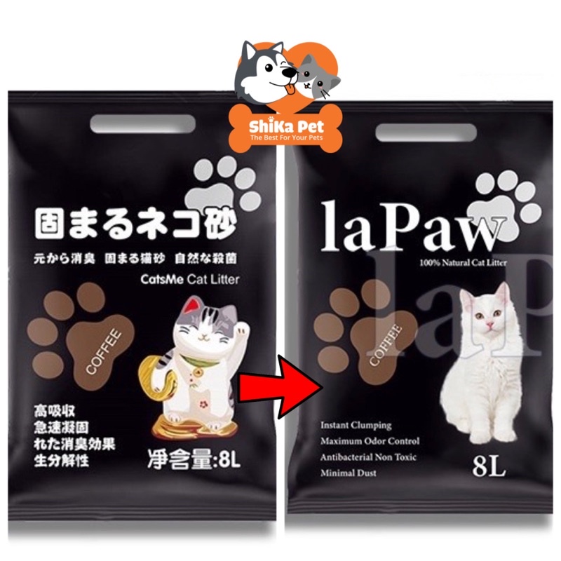 Cát Vệ Sinh Cho Mèo LaPaw(Catsme) Túi 8L
