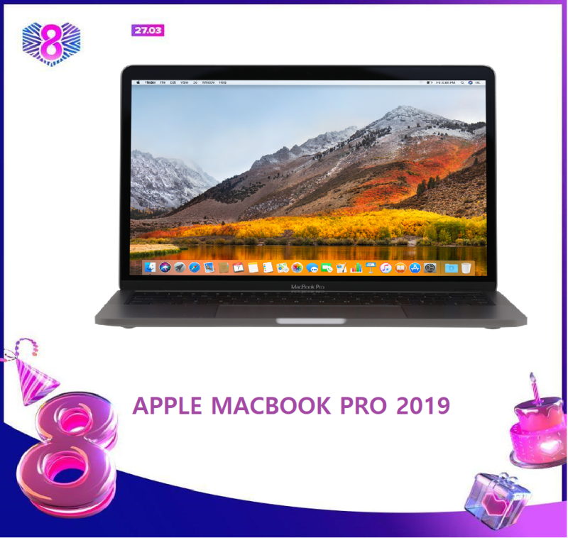 Bảng giá Laptop Macbook Pro 2019 13.3 inches 1.4GHQC 8GB 128GB muhq2/muhn2 Phong Vũ