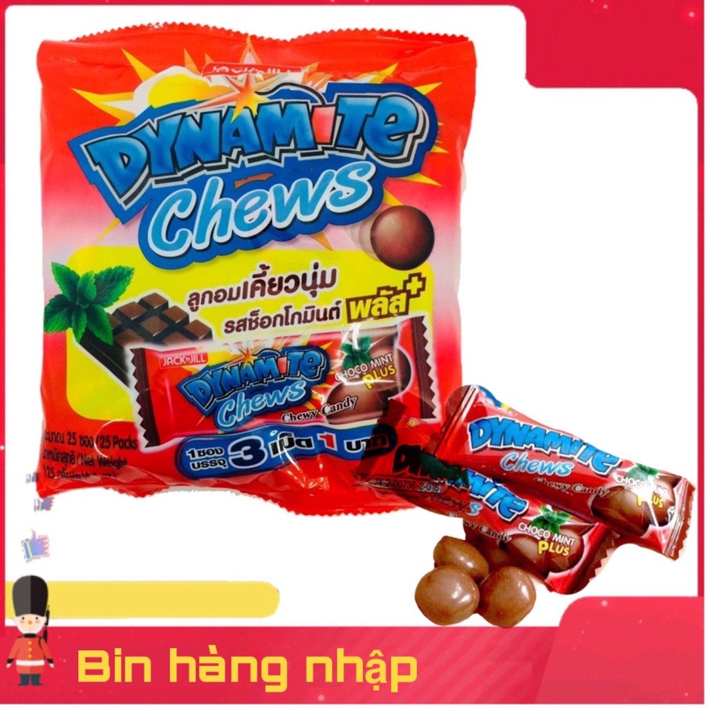 Kẹo dynamite socola chews bạc hà nhập thái lan