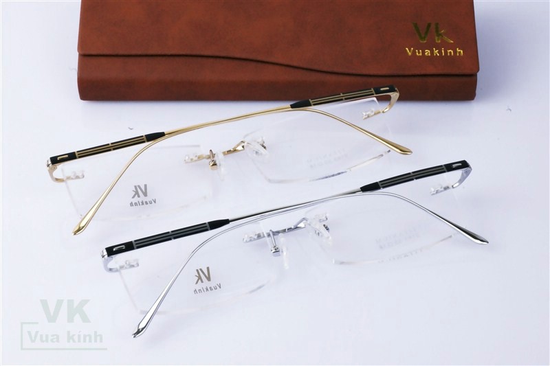 Gọng kính cận Titanium khoan VK81