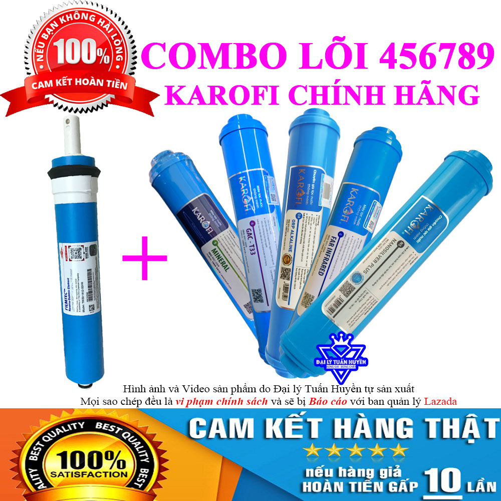 Combo lõi 456789 Karofi chính hãng