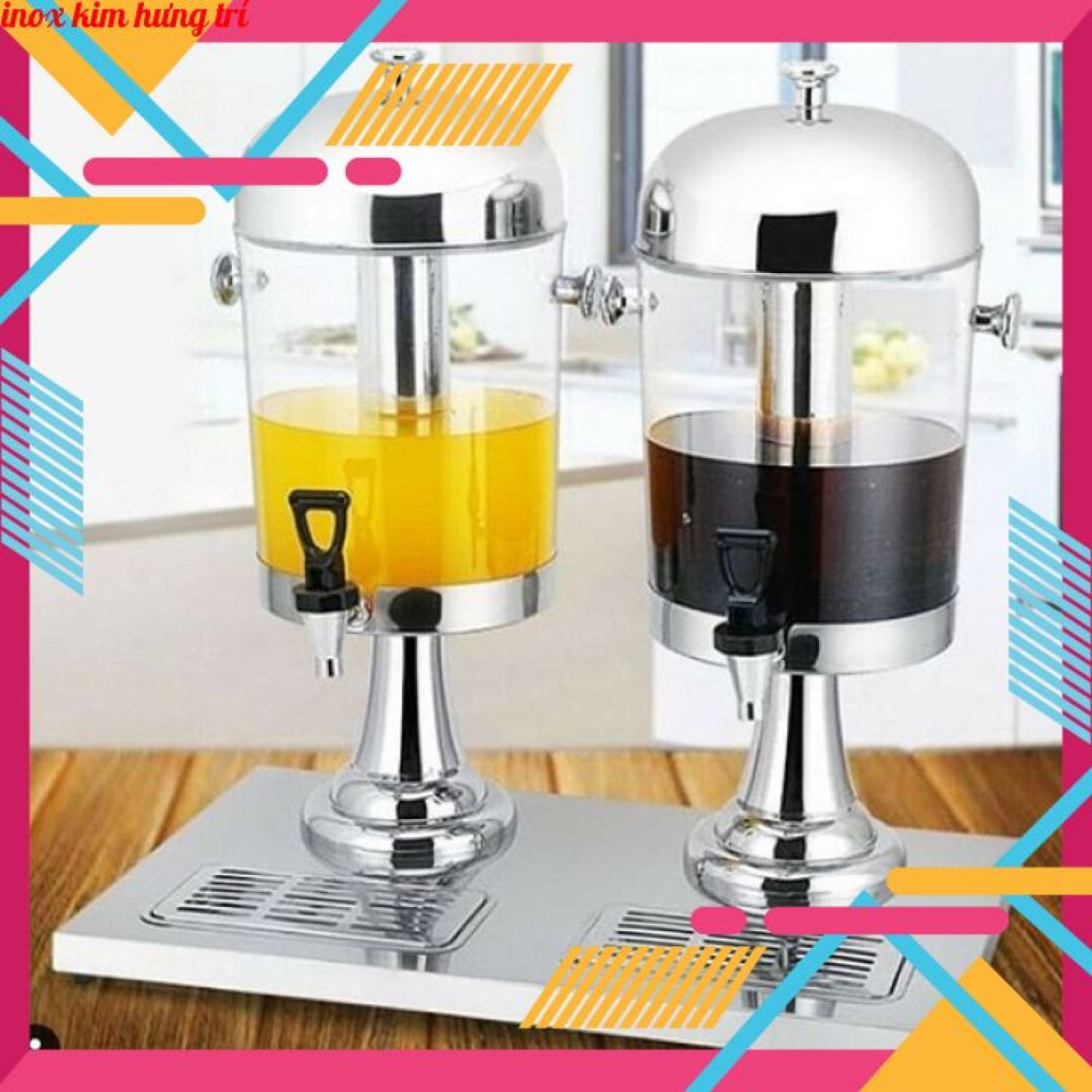 BÌNH ĐỰNG NƯỚC ÉP TRÁI CÂY 8L 1 NGĂN - ĐỒ DÙNG BUFFET