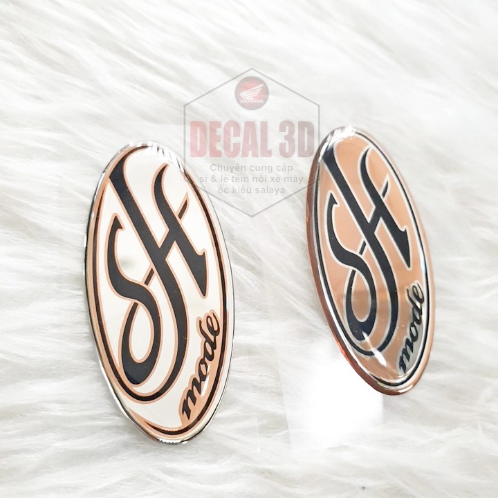 Logo biểu tượng dán mặt nạ sh mode hàng cao cấp
