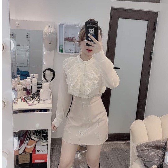 Áo sơ mi voan tiểu thư