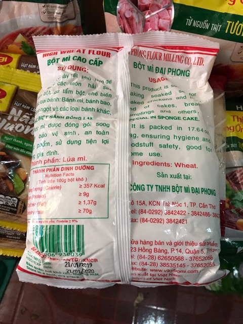 Bột Mì Đa Dụng Trái Táo 500g