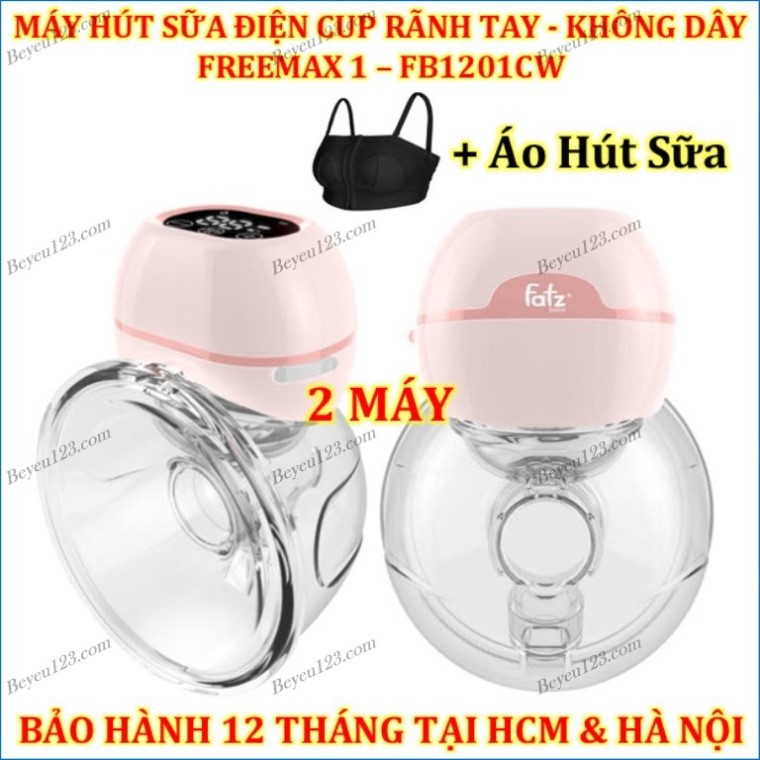 Máy hút sữa điện Cup rảnh tay không dây có pin sạc Fatzbaby Fatz FB1201CW MGG