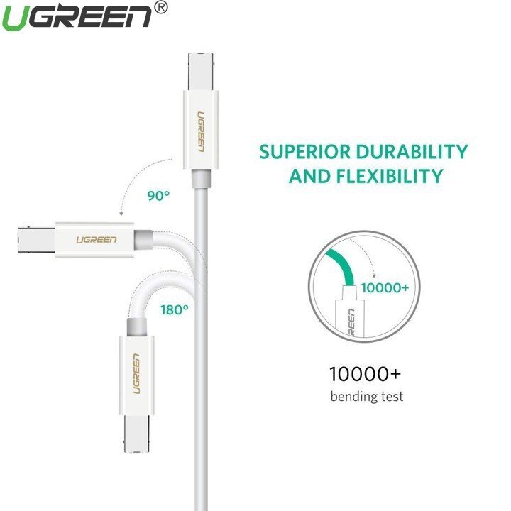 Cáp máy in USB Type C dài 1.5m Ugreen 40417