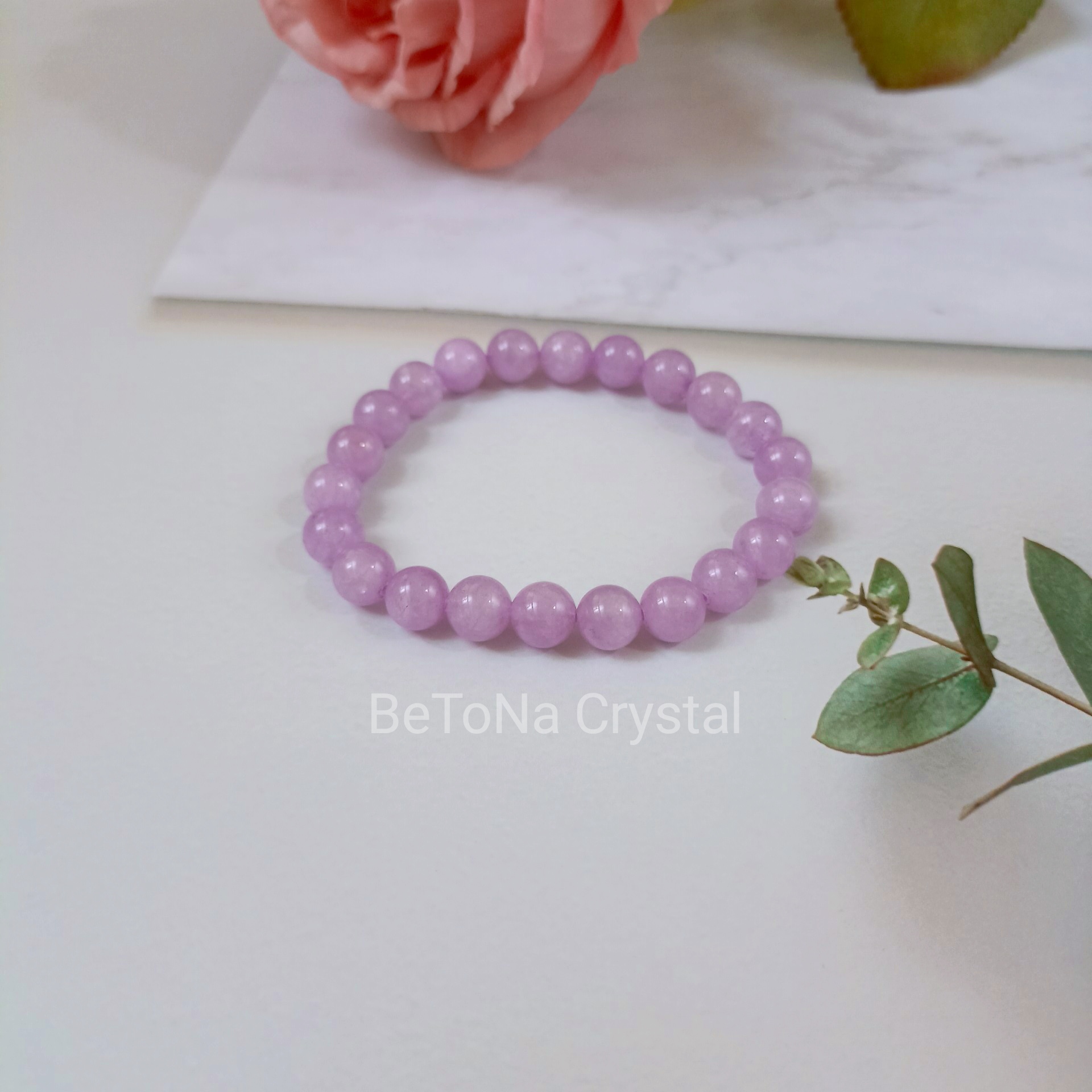 Vòng đá thạch anh tím oải hương (Lavender Amethyst)