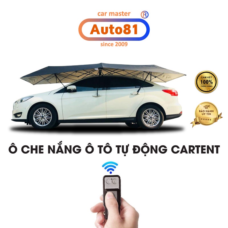 Ô che nắng ô tô, dù che xe hơi loại tự động điều khiển CARTENT thông minh
