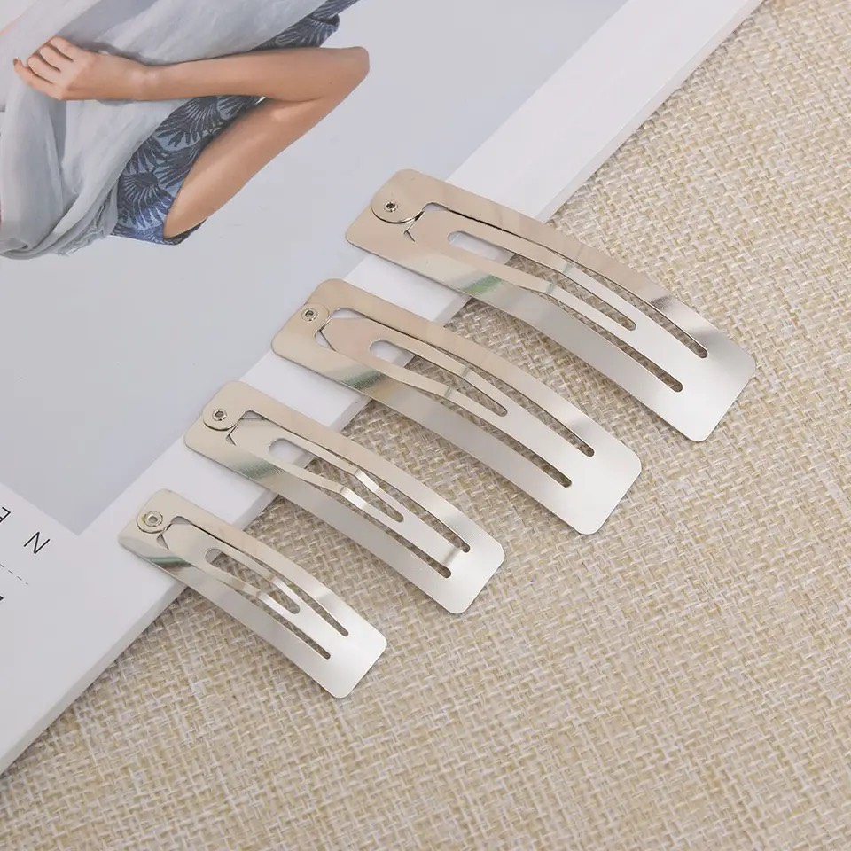 10 Cái Phôi Kẹp Tóc Vuông Làm Kẹp Tóc Handmade