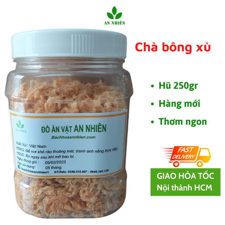 Chà bông xù  đồ ăn vặt An Nhiên