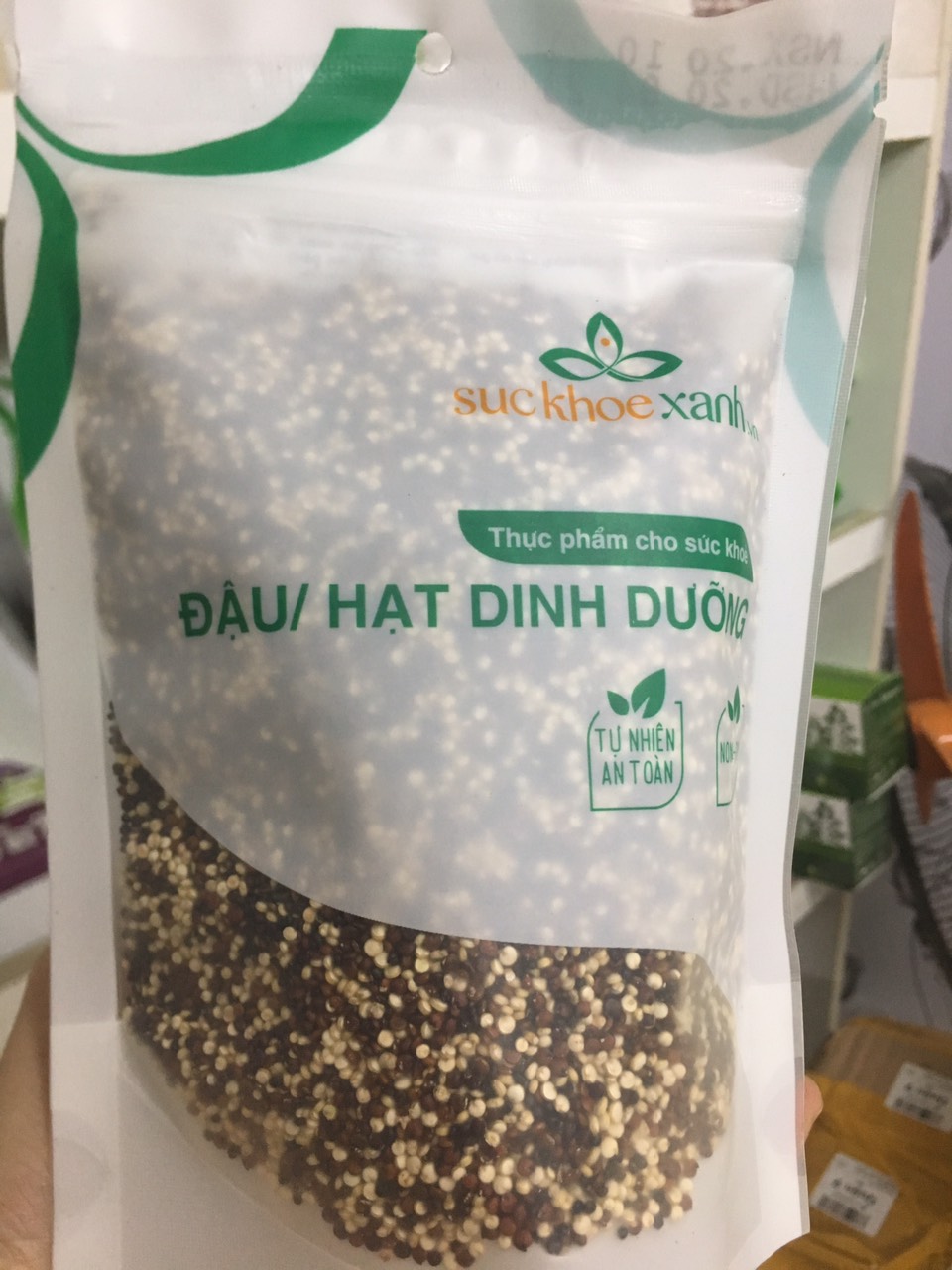 Hạt diêm mạch 3 màu hỗn hợp (hạt Quinoa mixed) ăn kiêng nhập khẩu