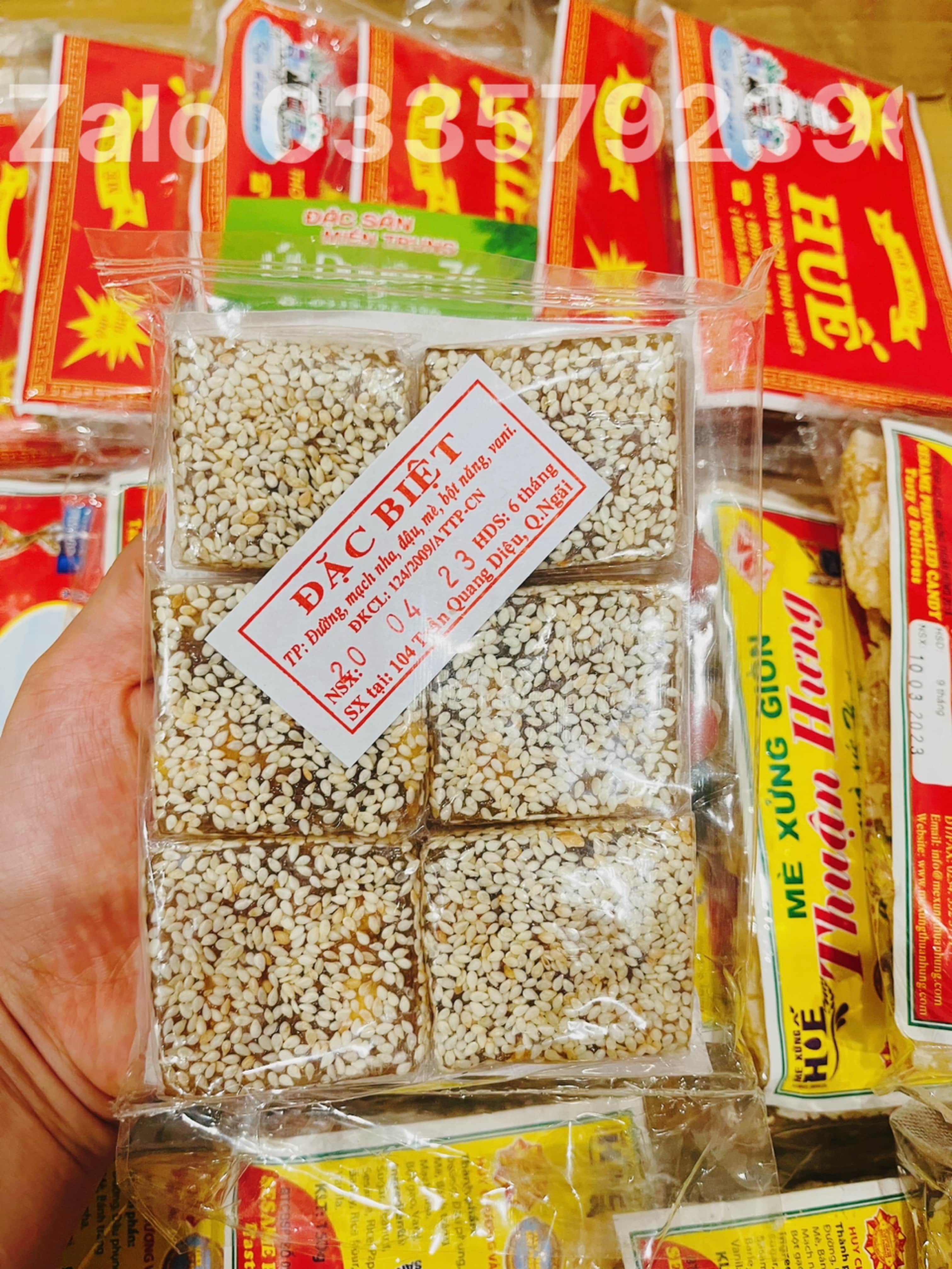 Kẹo Mè Xững dẻo Huế gói 300gr - Mè xững dẻo Thơm béo hương vị mè đậu phụng - Thịnh Duyên Shop