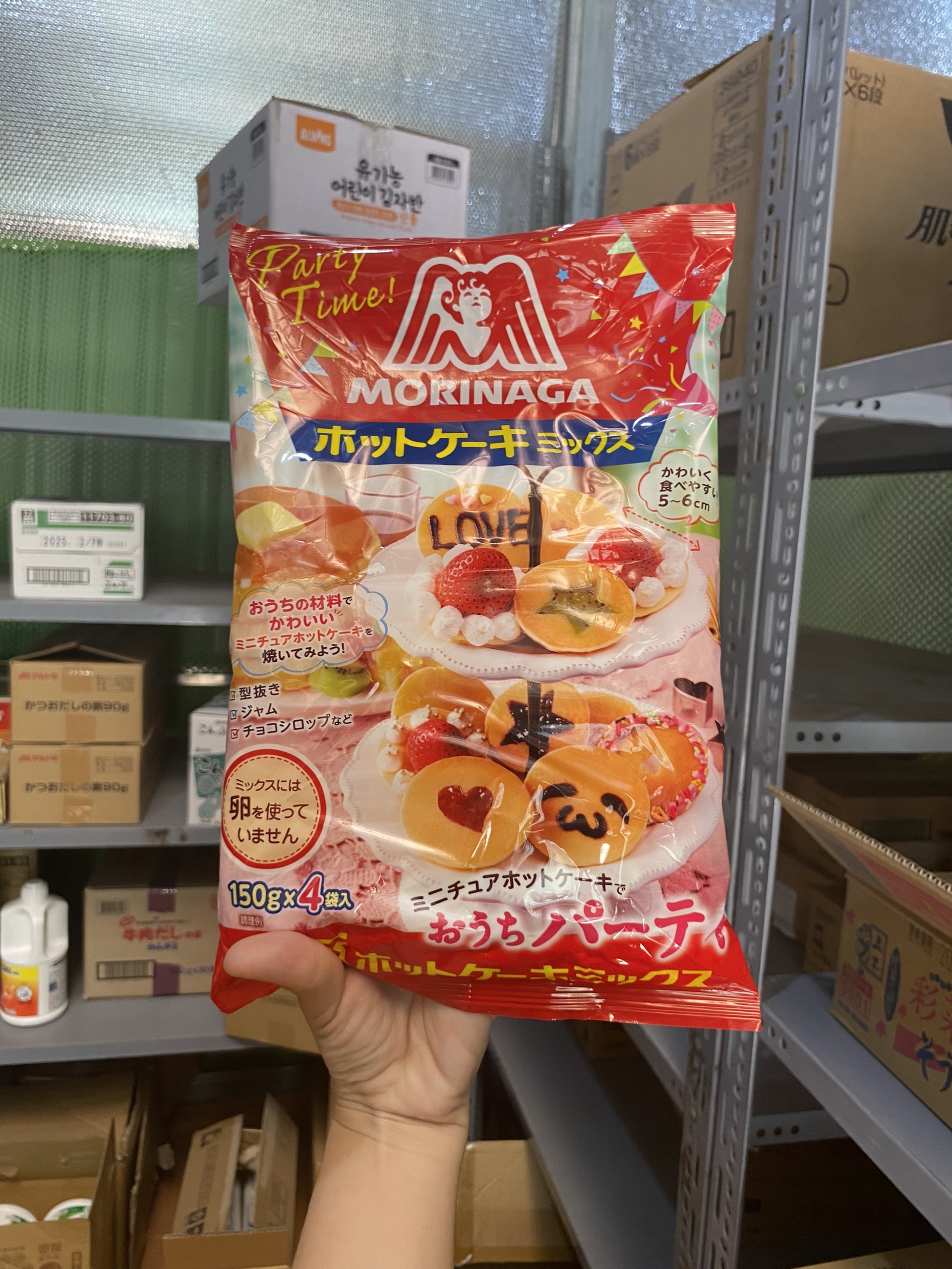 Bột làm bánh Hotcake Morinaga - 600G [DATE T12/2025]