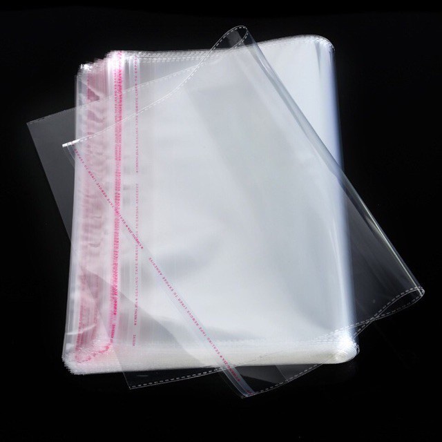 0,5 Kg Túi Nilon Keo Dán Miệng OPP Trong Suốt, Bọc Kiếng, Đóng Gói, Đựng Phụ Kiện, Quần Áo – 5 Giây