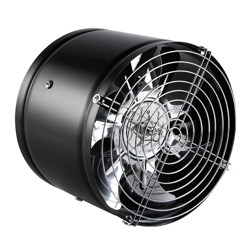4''ống xả Fan Air Quạt thông gió ống kim loại thông gió quạt thông gió mini extractor phòng tắm nhà vệ sinh tường Fan Duct Fan Trắng