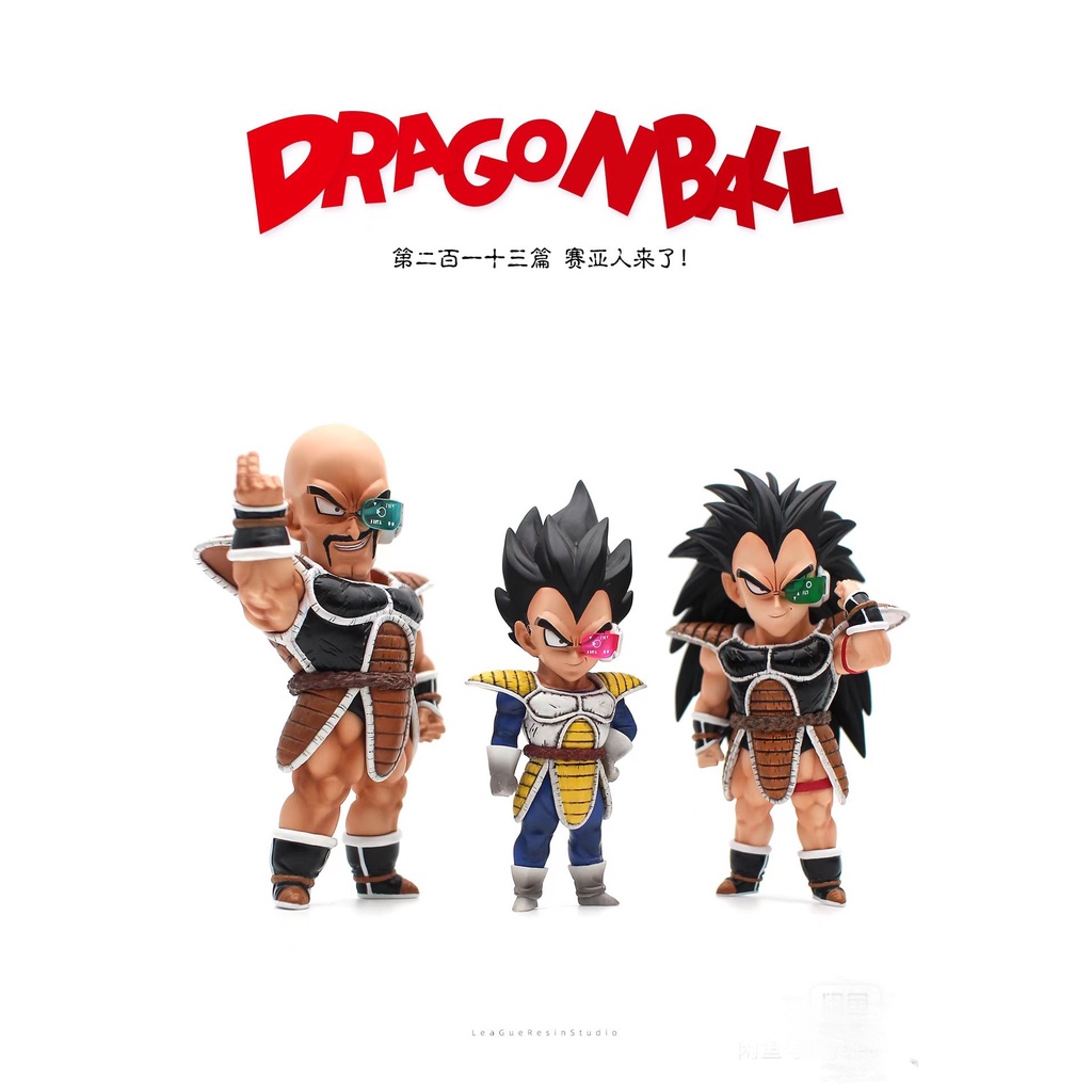 Mô hình chibi vegeta nappa raditz siêu phẩm chất lượng ( dragonball )