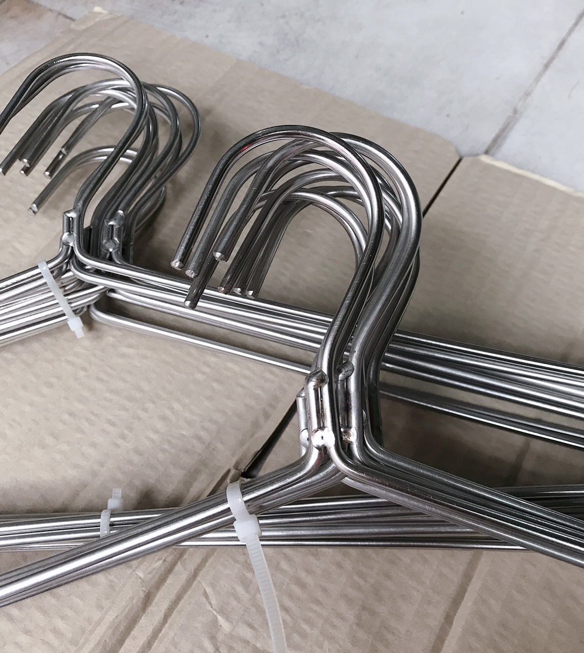 10 Móc áo, mắc phơi quần áo inox ( dài 40/45cm- nặng 900g/1kg )