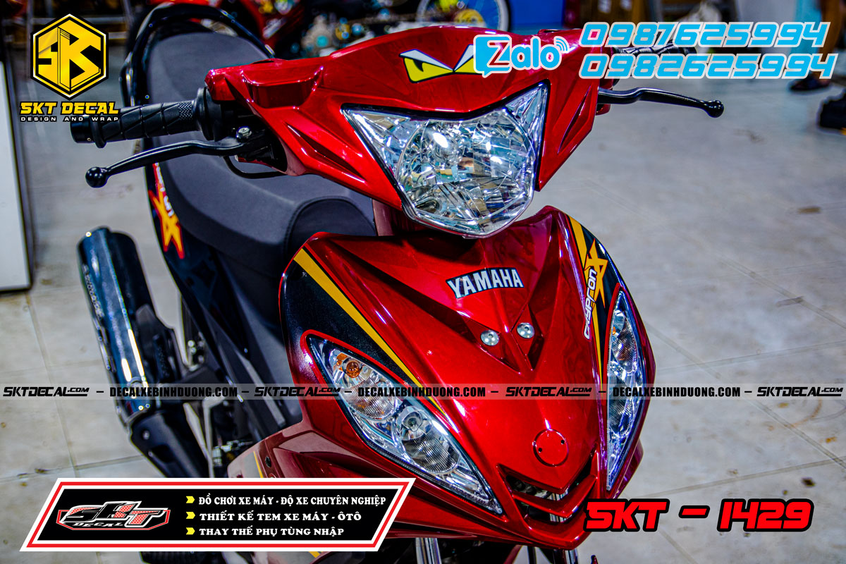 tem rời exciter 2010 đỏ đen crypron 1429