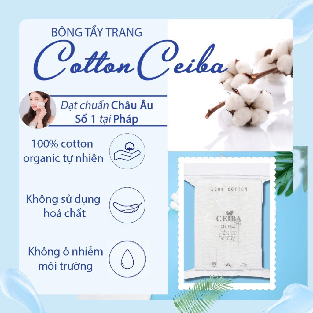 Bông tẩy trang Ceiba Tree 234 miếng
