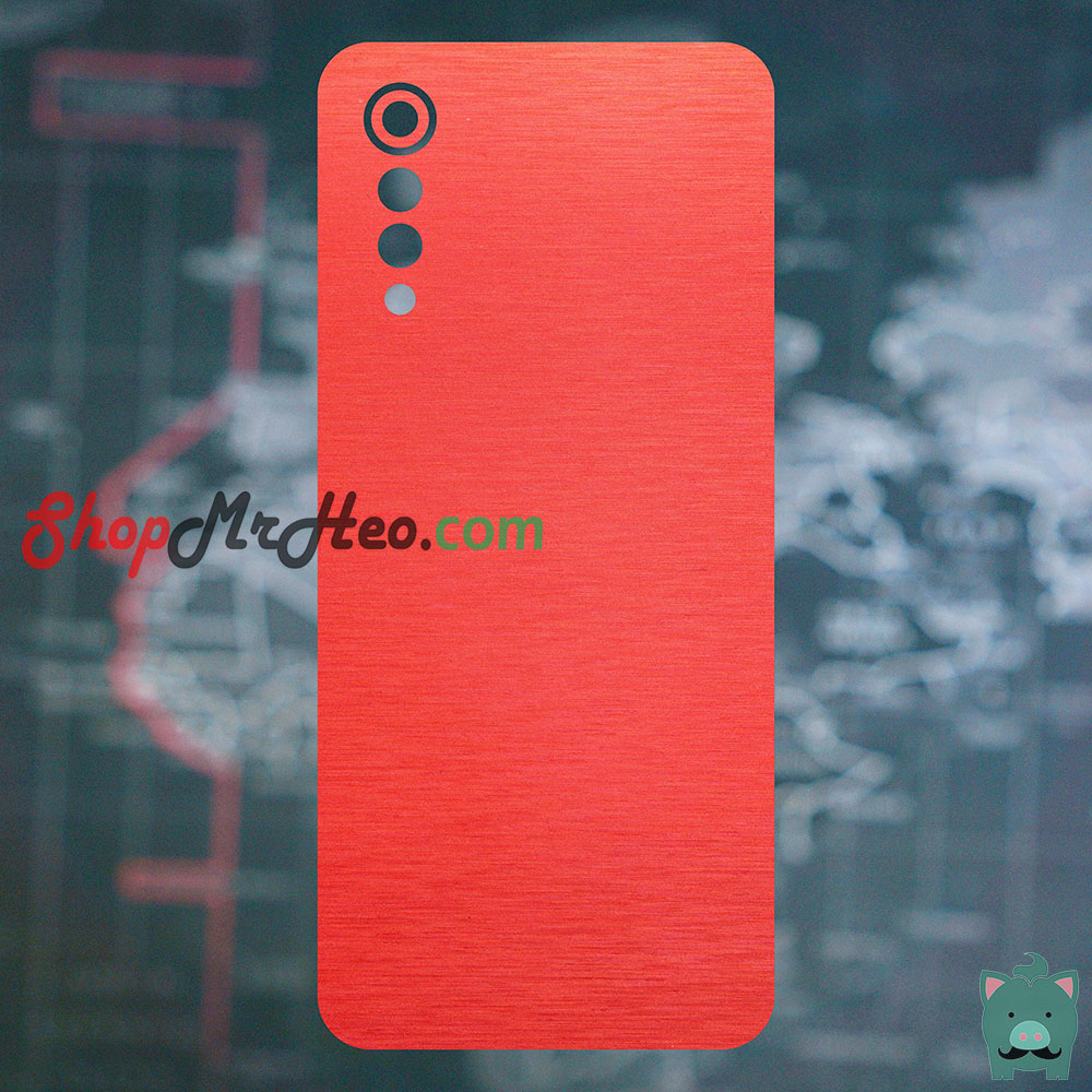 [HCM]Skin Dán Mặt Sau Lưng Vân Nhôm LG Velvet - LG Wing