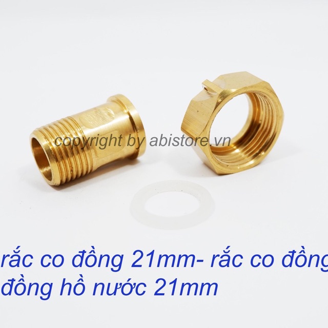 Rắc co thau cho đồng hồ nước