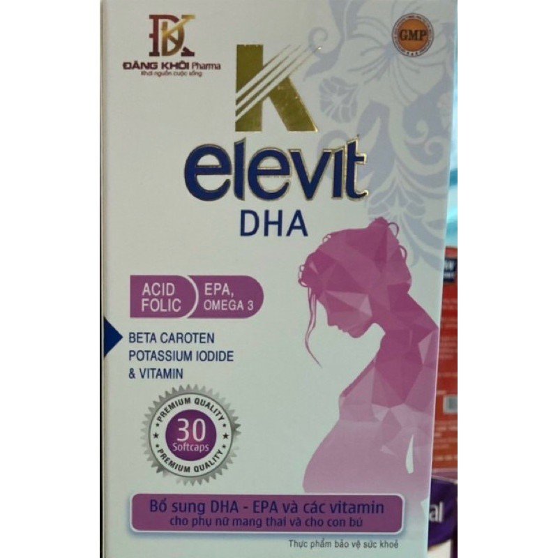 Elevit dha cho phụ nữ có thai và cho con bú, 60v úc