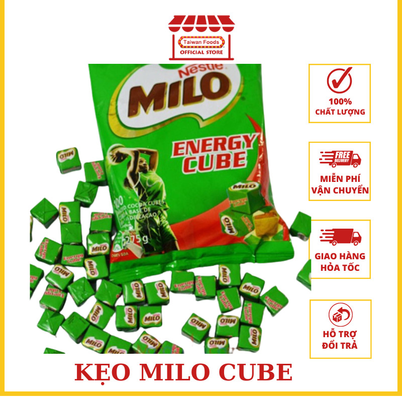 Kẹo Milo Cube Thái Lan 100 Viên Siêu Ngon - Gói To 275gr