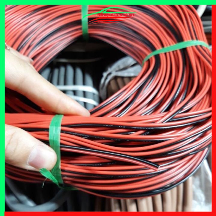 Dây điện đôi đen đỏ 20AWG lõi 0.3mm