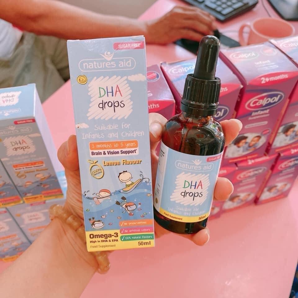 DHA Drops dành cho bé từ 3 tháng đến 5 tuổi