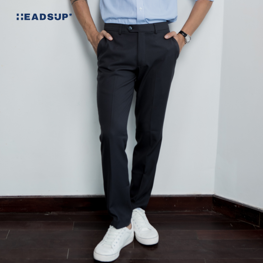 Quần tây nam Basic ống suông thoáng mát form đẹp Headsup - Xám