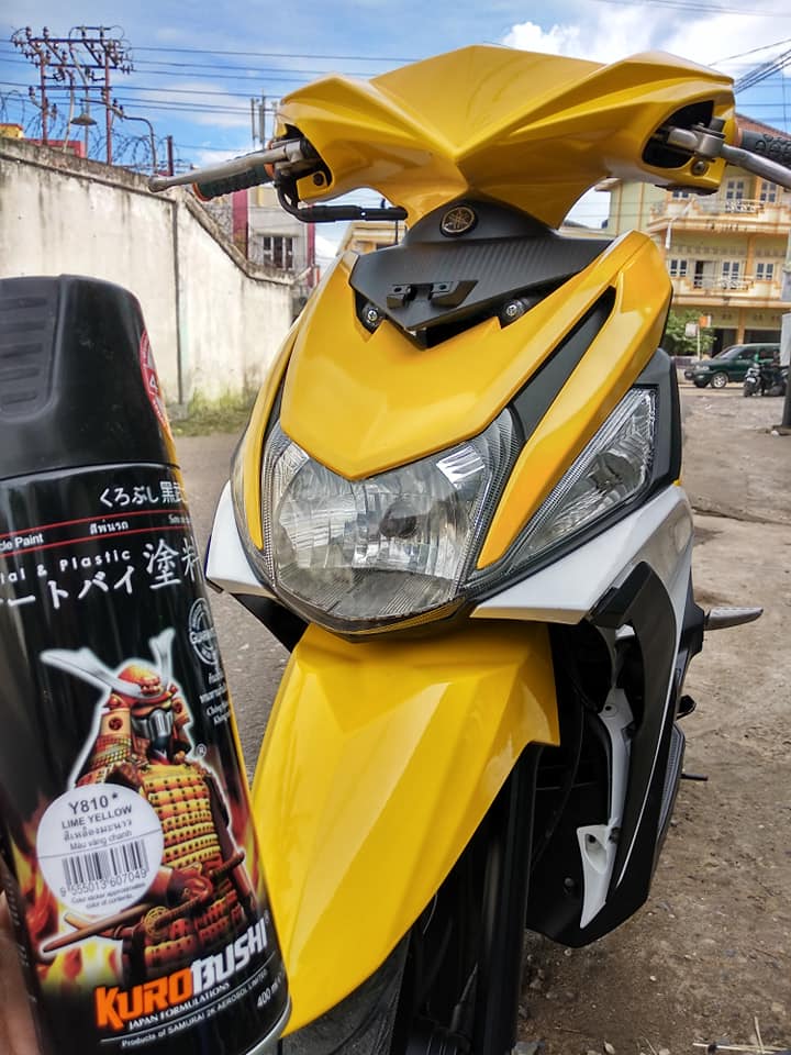 Sơn Samurai sơn xịt xe máy Y810 - MÀU VÀNG CHANH