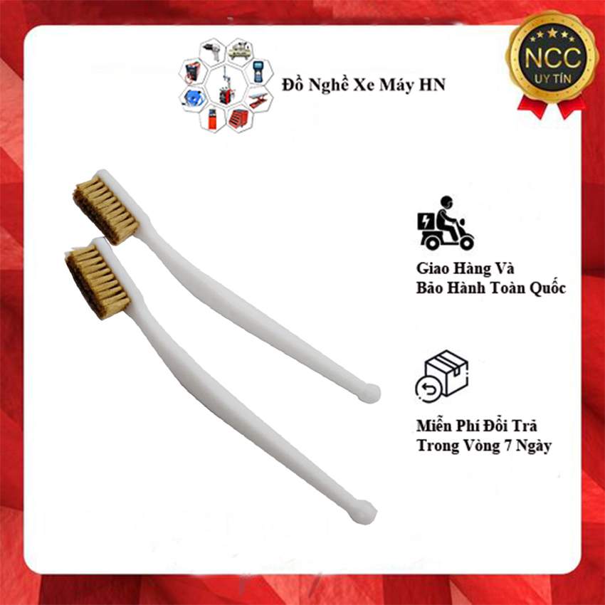 Bàn chải sợi đồng cọ thép chiều dài làm sạch các vết nứt góc đánh rỉ sắt