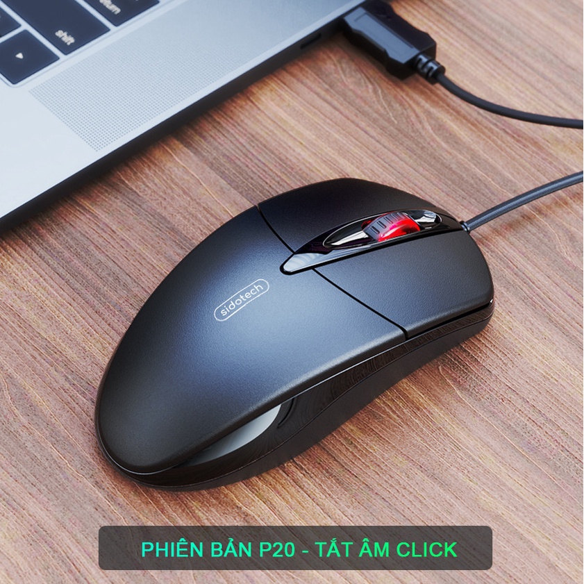 Sidotech Corolla mute silent computer mouse 1200 dpi ergonomic for office surfing RGB LED gaming mouse changing ultra fast