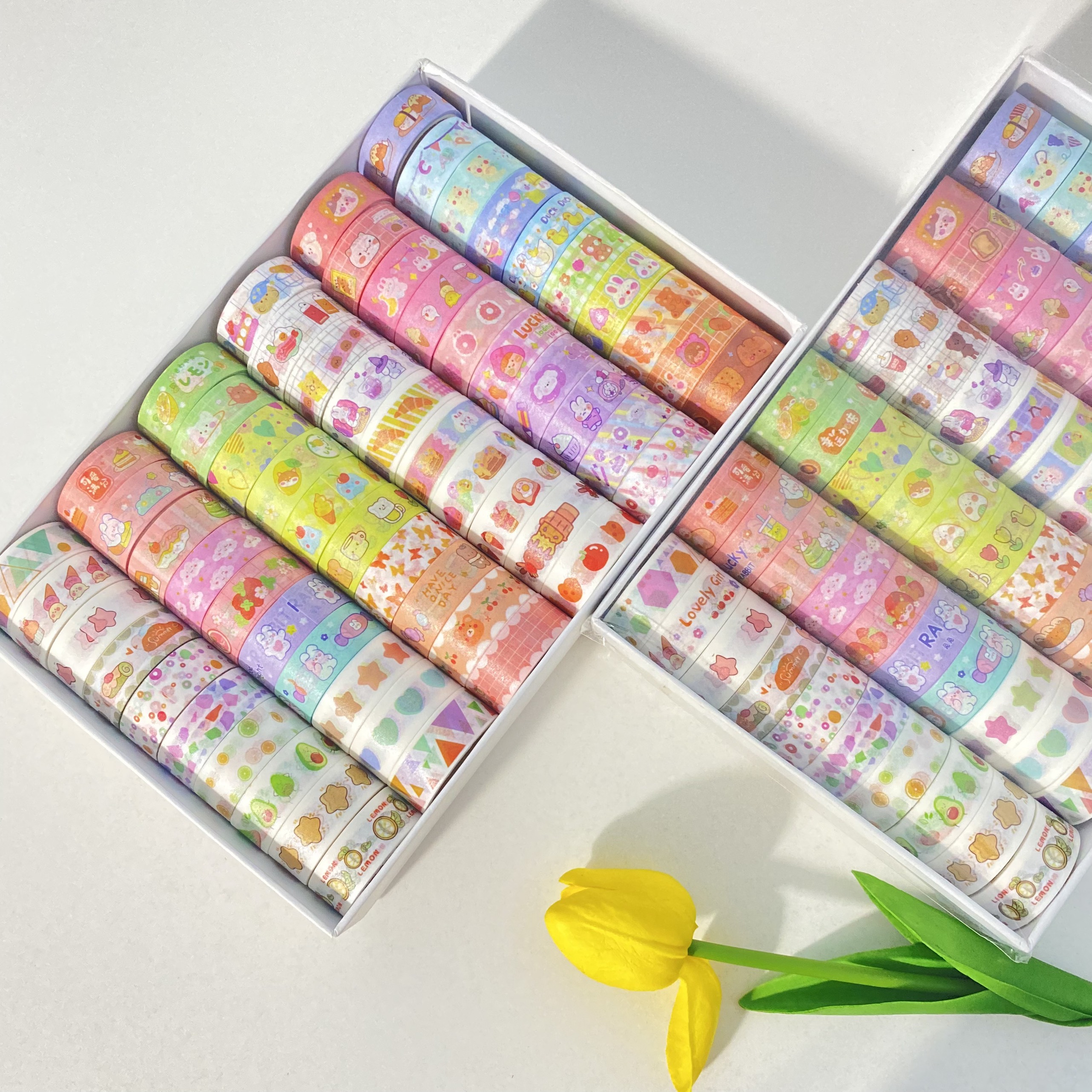Cuộn băng keo dán washi tep trang trí sổ