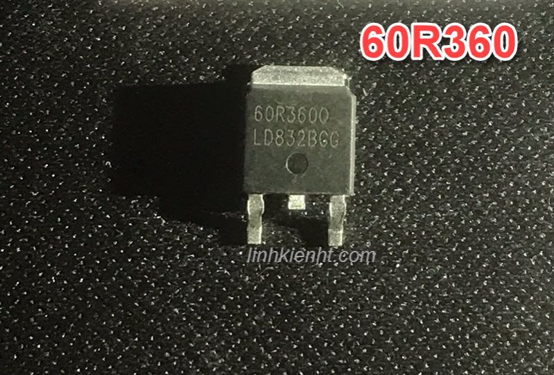 Linh kiện mosfet kênh n 60r360p ipd60r360q 60r360 11a 650v dán