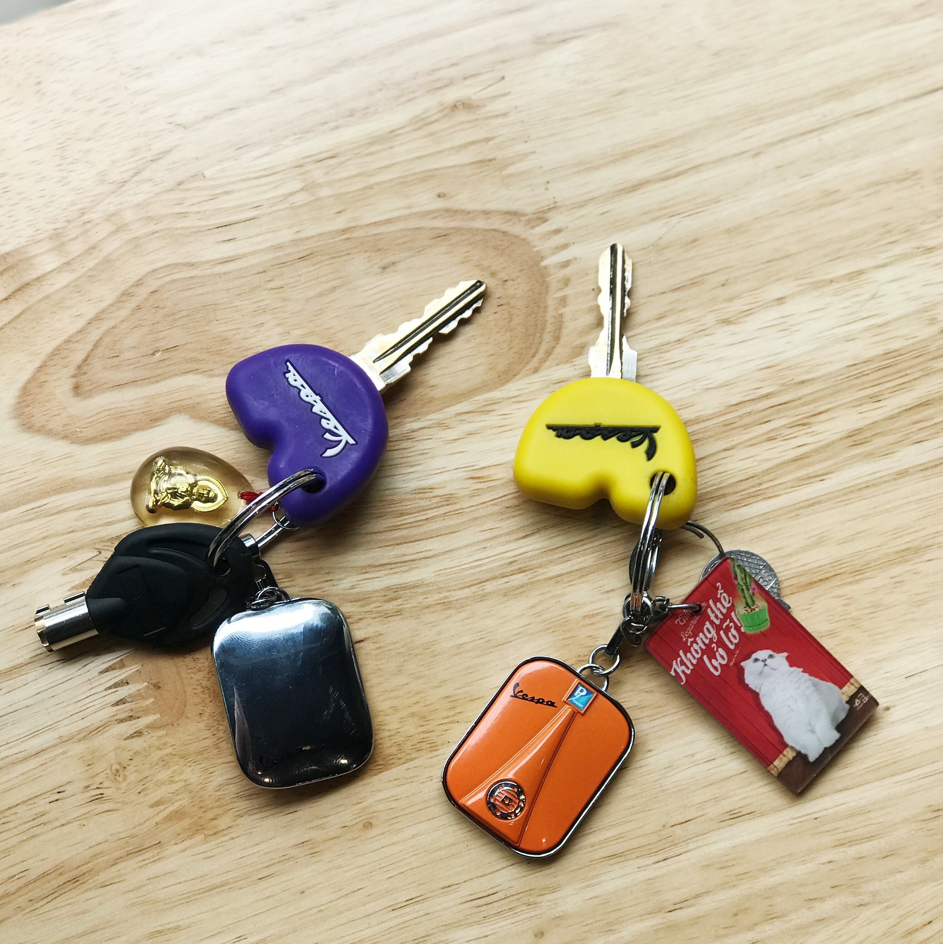 MÓC CHÌA KHÓA INOX VESPA