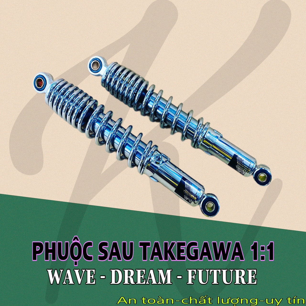 Phuộc sau TAKEGAWA xe wave, dream, future ...
