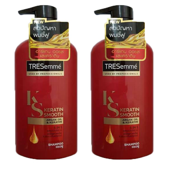 Combo 2 Chai Dầu Gội Tresemme Keratin Smoonth Thái Lan 450ml