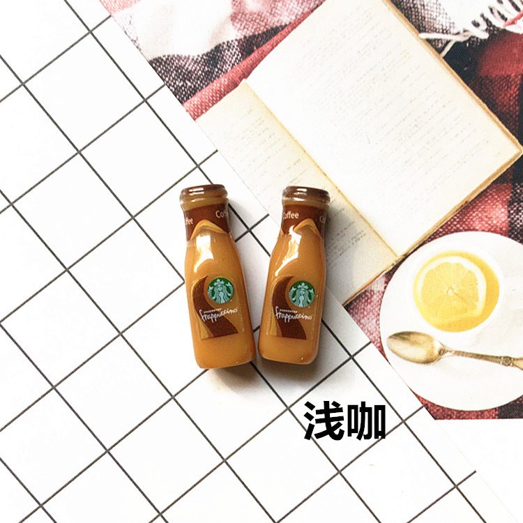 Charm slime/ Dụng Cụ Charm Trang Trí Chai Cà Phê Sữa Starbuck