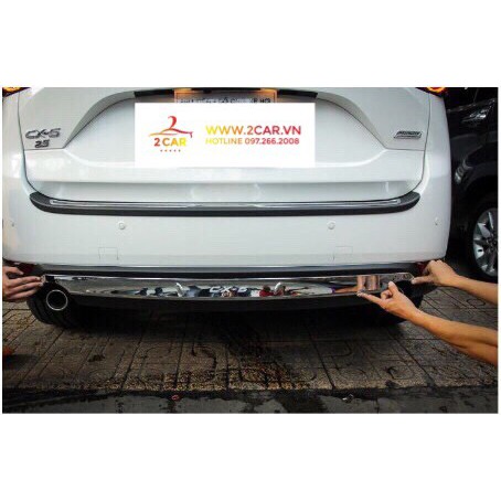 Ốp cản sau xe mazda cx5 2018-2020
