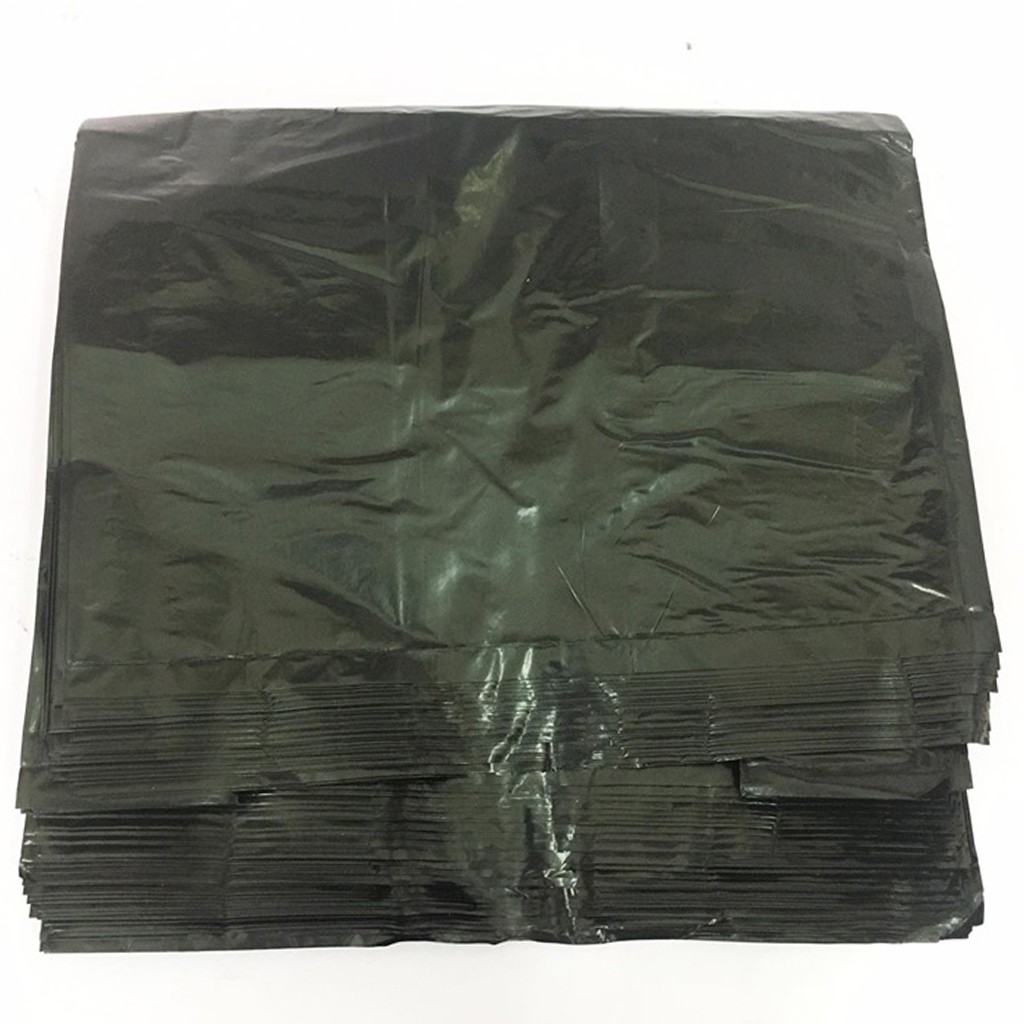 1Kg Túi Nilon Đen Đựng Rác, Đóng Hàng Đủ Size