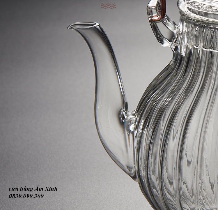 Bình Pha Trà Thủy Tinh Chịu Nhiệt Cao Cấp 800 ml