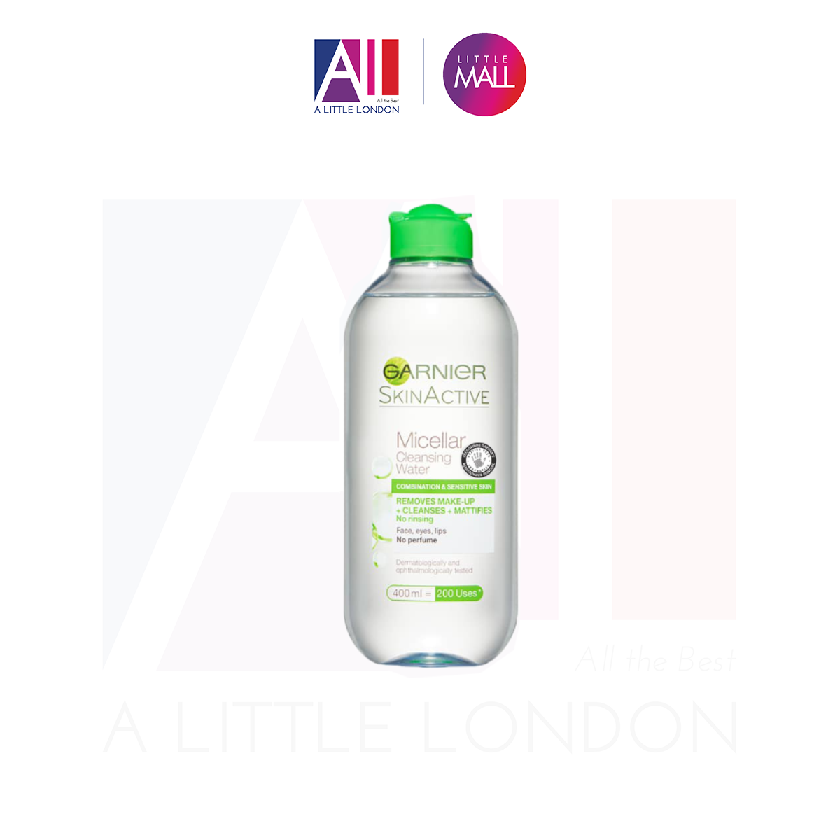 Nước tẩy trang xanh lá Garnier Micellar Cleansing Water Combination Skin 400ml (Bill Anh)